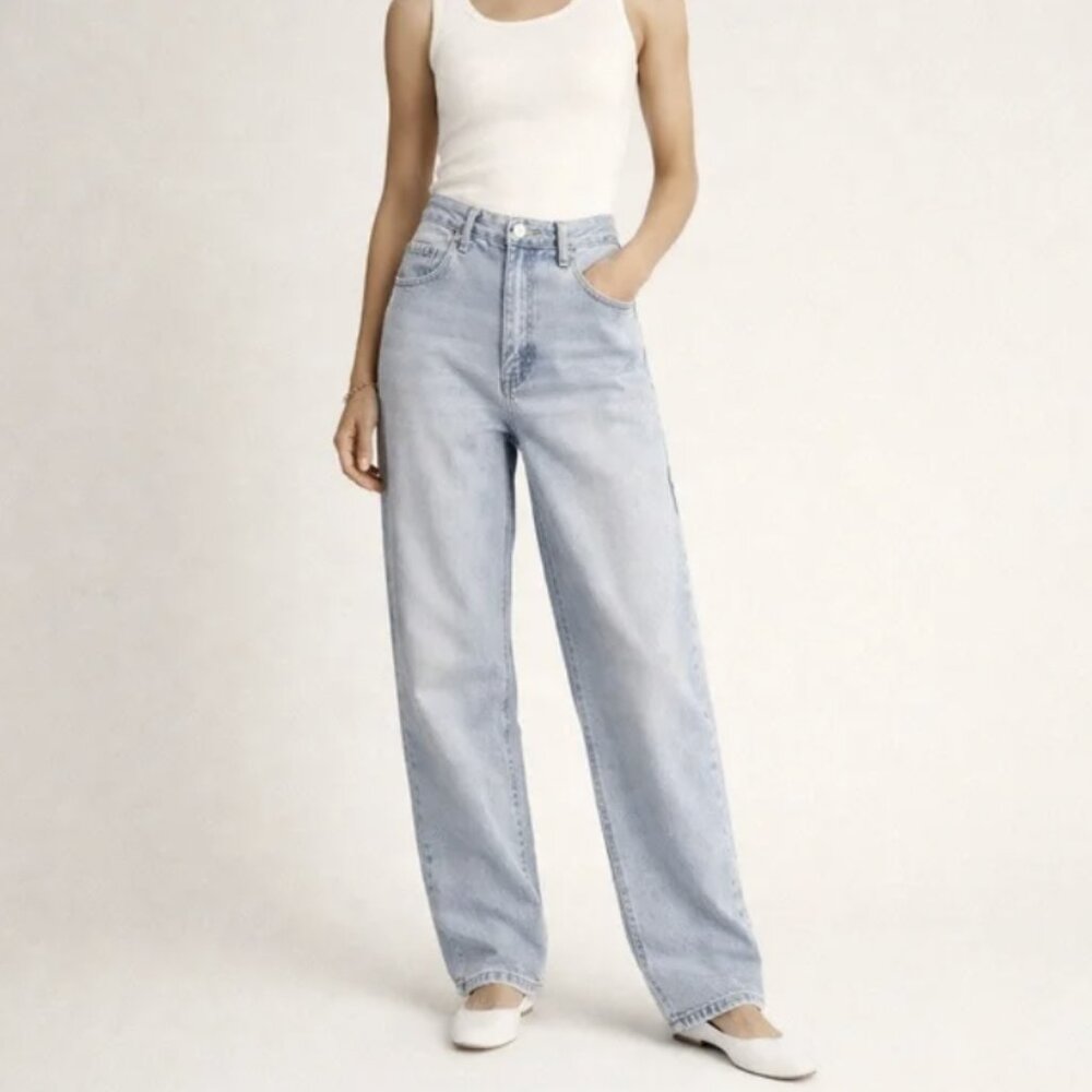 BDG (Urban Outfitters)  High & Wide light wash jeans